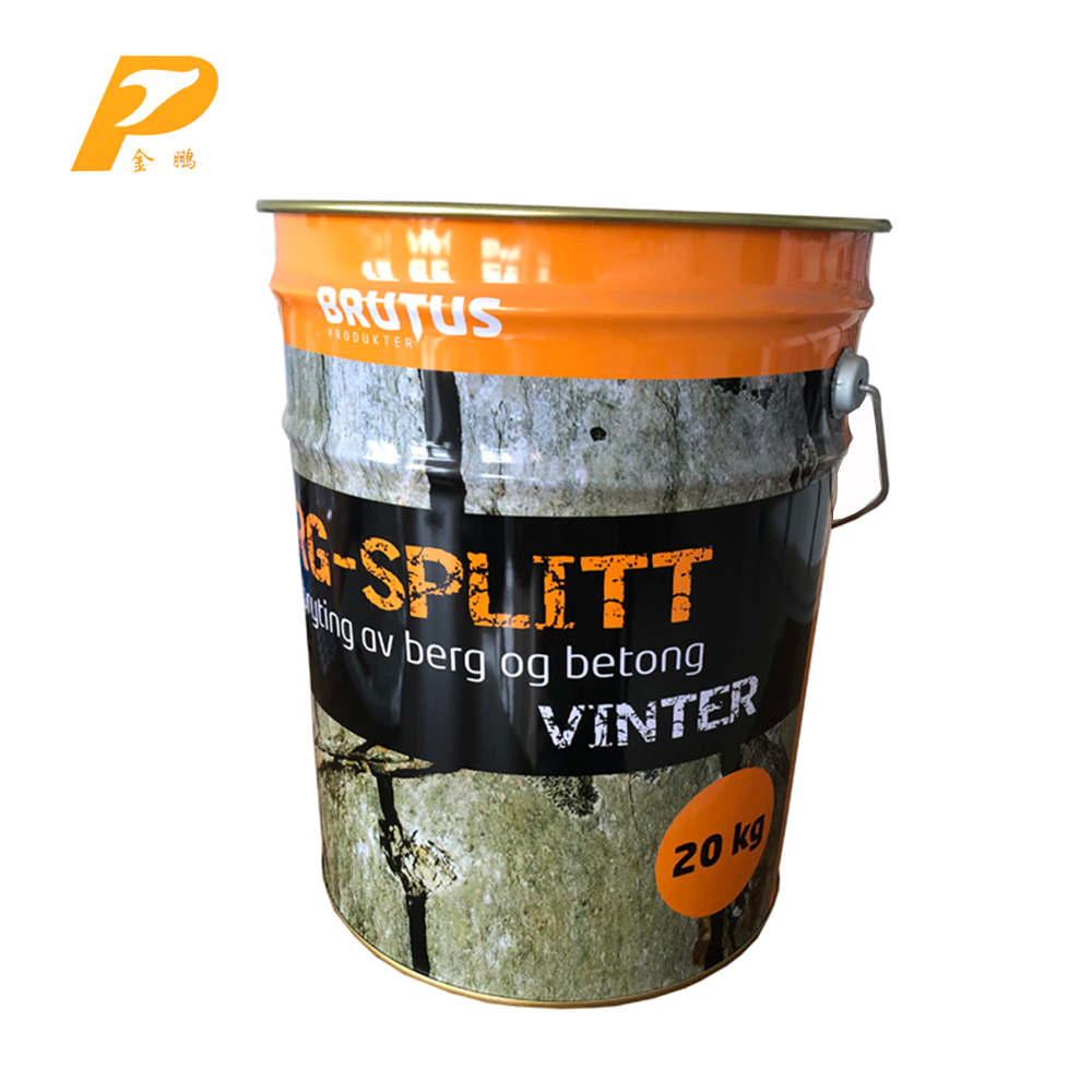 20 liter tinplate paint drum bucket for coating adhesive latex