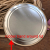 Metal tinplate drum lock ring for tin barrel 297mm