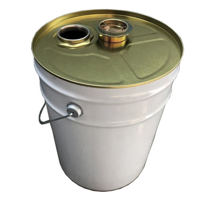Wholesale 5 gallon drum paint bucket tin bucket with plastic handle