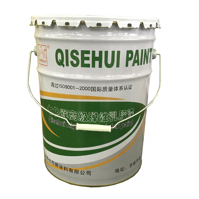 18 liters white paint tin can paint bucket with handle