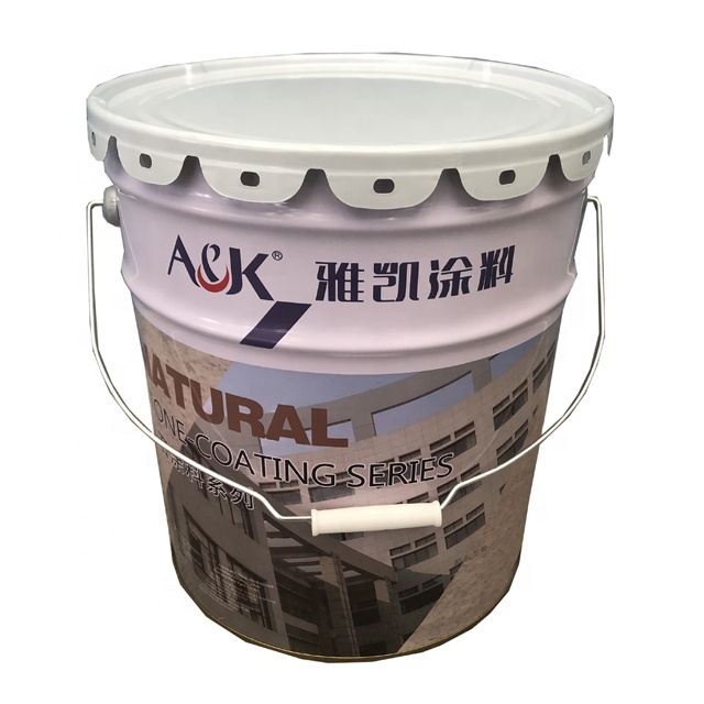 Customized high square 18 liter metal bucket with lid Chinese supplier