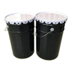 Round metal bucket 25 liters, with steel handle and flower lid